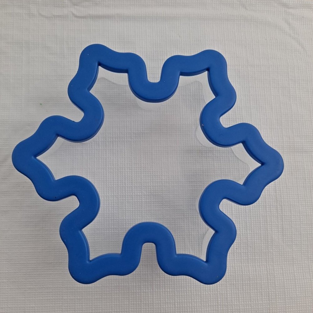 Snowflake Cookie Cutter Fondant Plastic Silicone Shape